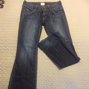 Hudson signature petite bootcut jeans, size 27.